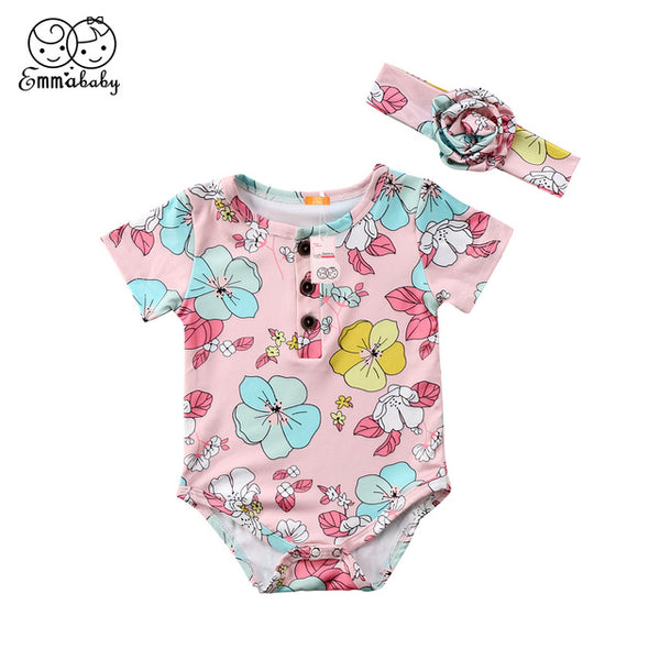 Flower Pink Bodysuits