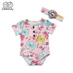 Flower Pink Bodysuits