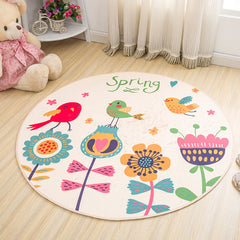 Cute Round Cartoon Rug